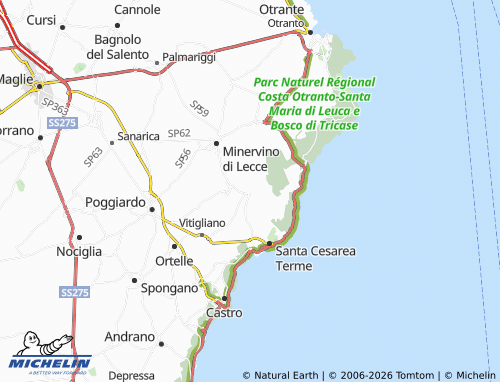 Mapa MICHELIN Cerfignano - ViaMichelin