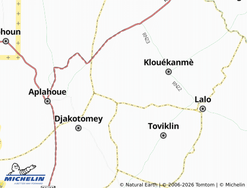 Mapa MICHELIN Houedogli - ViaMichelin