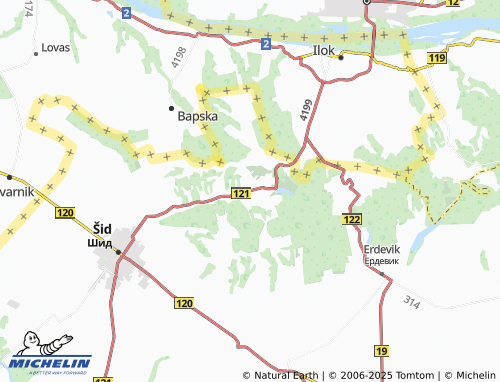 MICHELIN Sot map - ViaMichelin