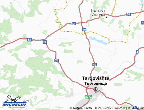 MICHELIN Ralitsa map - ViaMichelin