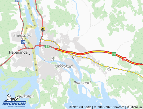 MICHELIN Salminpää map - ViaMichelin
