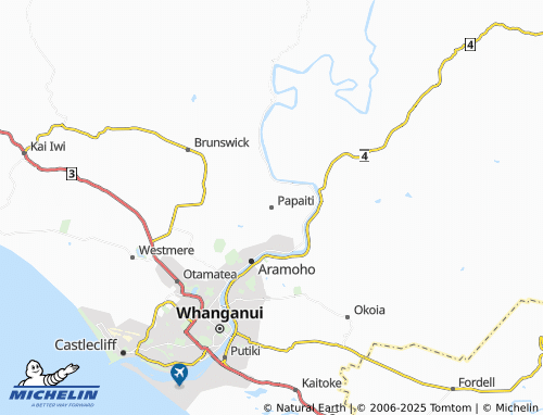 MICHELIN Papaiti map - ViaMichelin