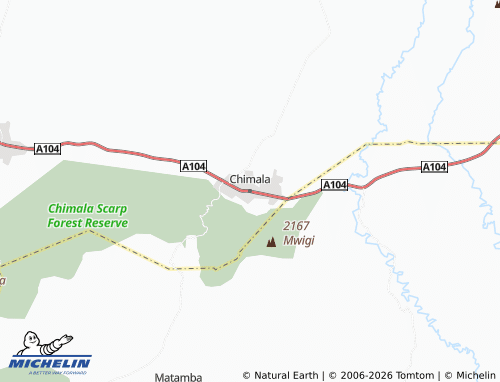MICHELIN Chimala map - ViaMichelin