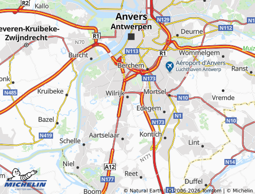 Mappa MICHELIN Wilrijk - ViaMichelin