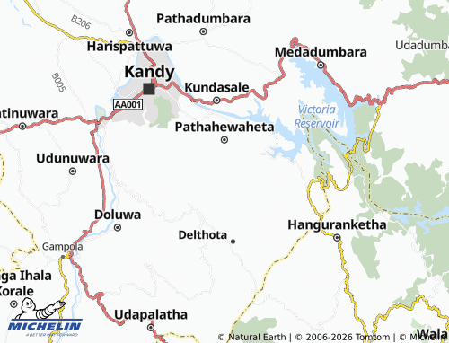 Mappa MICHELIN Nugaliyadda Ihala - ViaMichelin