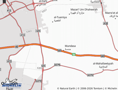MICHELIN-Landkarte al-Batin - ViaMichelin