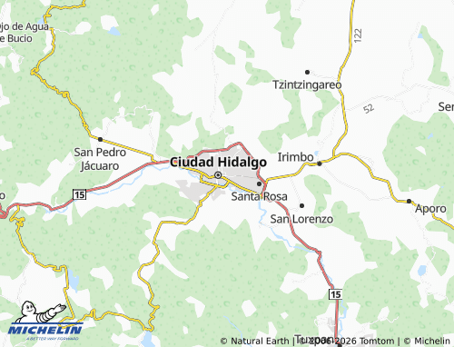 MICHELIN Vasco de Quiroga map - ViaMichelin