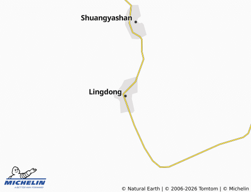 Kaart MICHELIN Lingdong - ViaMichelin