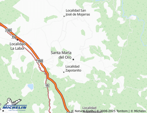 MICHELIN La Ciénega map - ViaMichelin