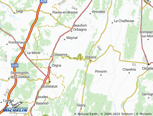 Carte MICHELIN Rosay - ViaMichelin