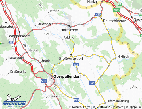 Mappa MICHELIN Großwarasdorf - ViaMichelin