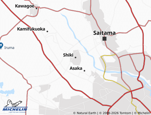 Carte MICHELIN Shiki - ViaMichelin