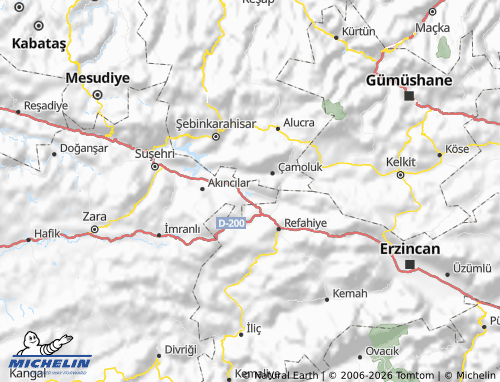 MICHELIN Gölova map - ViaMichelin