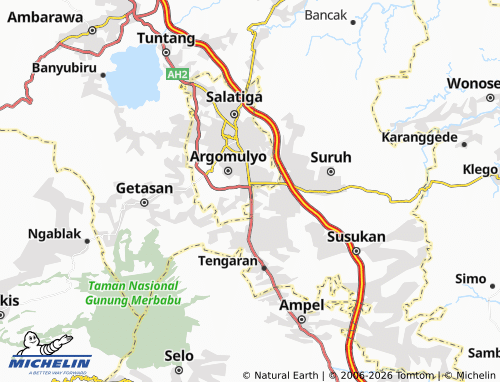 MICHELIN Cebongan map - ViaMichelin