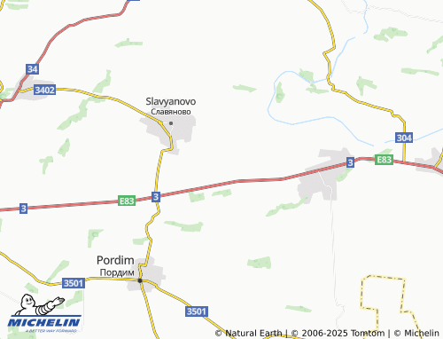 MICHELIN Totleben map - ViaMichelin