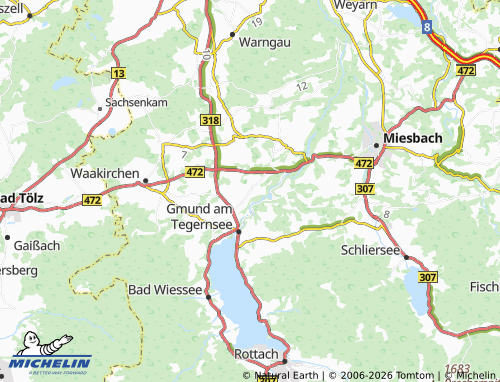 MICHELIN Festenbach map - ViaMichelin