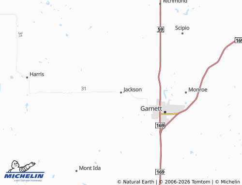 Mappa MICHELIN Jackson - ViaMichelin