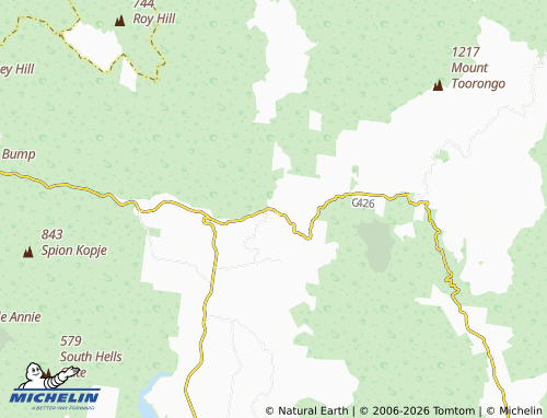 Mappa MICHELIN Noojee - ViaMichelin