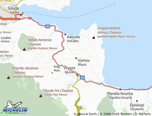 MICHELIN Vamos map - ViaMichelin