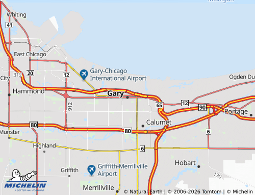 Mappa MICHELIN Gary - ViaMichelin