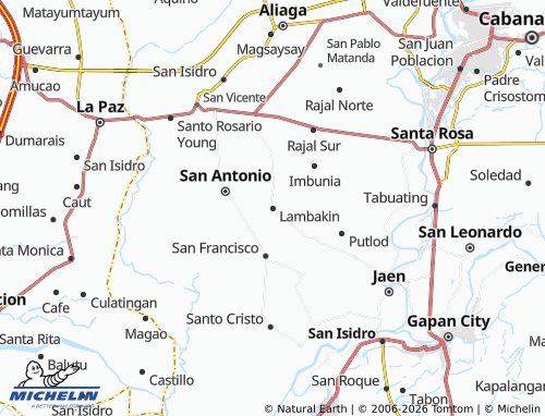 MICHELIN Lambakin map - ViaMichelin