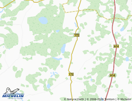 Carte MICHELIN Glitiškės - ViaMichelin