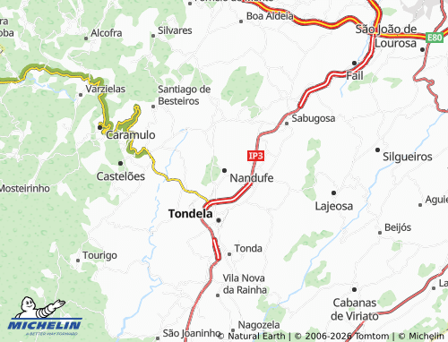 Mapa MICHELIN Nandufe - ViaMichelin