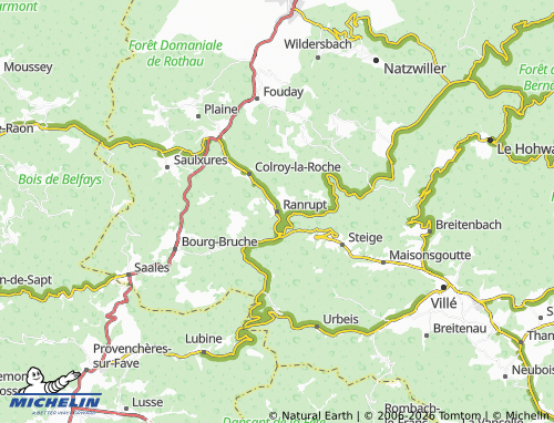 Carte MICHELIN Ranrupt - ViaMichelin