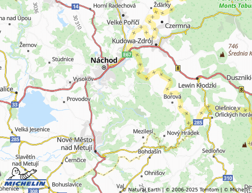 MICHELIN-Landkarte Jizbice - ViaMichelin