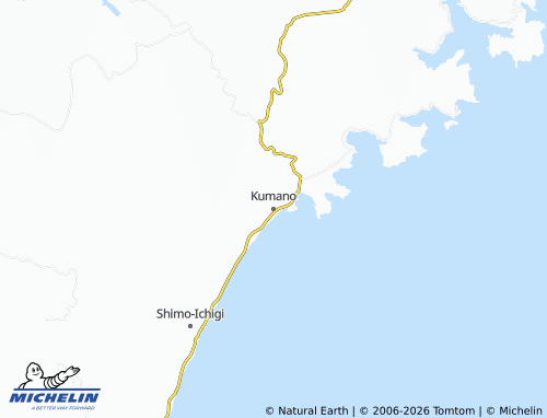 MICHELIN Kumano map - ViaMichelin