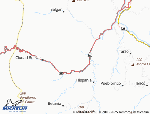 MICHELIN Remolino map - ViaMichelin