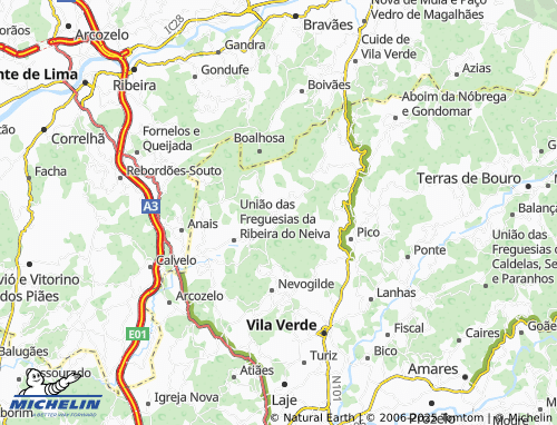 MICHELIN Cachadufe map - ViaMichelin