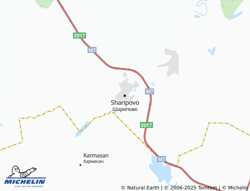 MICHELIN Sharipovo map - ViaMichelin
