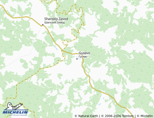 Carte MICHELIN Gusevo - ViaMichelin