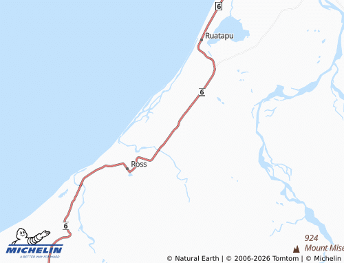 Mapa MICHELIN Tōtara River - ViaMichelin