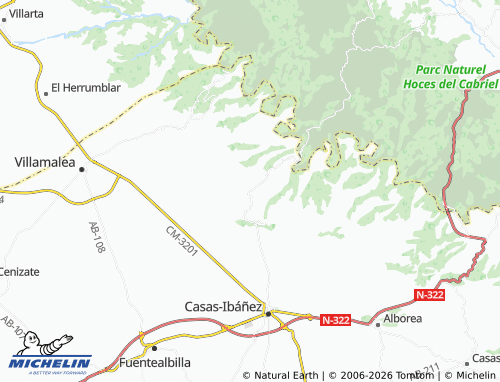 MICHELIN Tabaqueros map - ViaMichelin