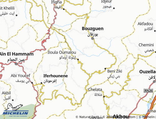 MICHELIN Eeloula Oumalou map - ViaMichelin