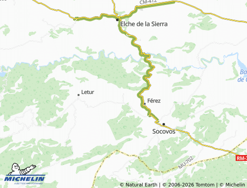 MICHELIN Abejuela map - ViaMichelin