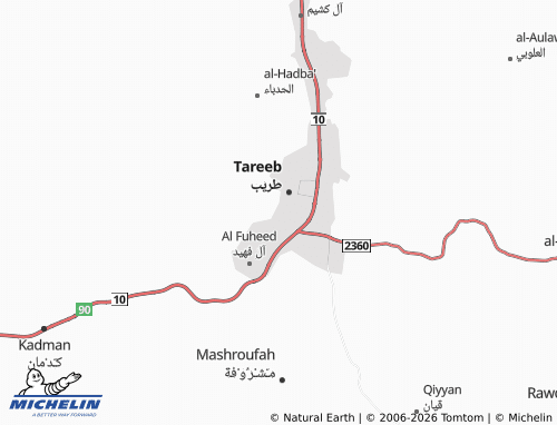 MICHELIN-Landkarte al-Naseem - ViaMichelin