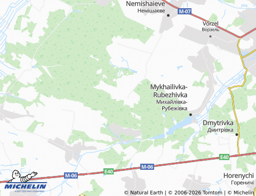 Mappa MICHELIN Khmilna - ViaMichelin
