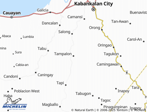 MICHELIN-Landkarte Tampalon - ViaMichelin