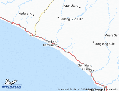 MICHELIN Padang Leban map - ViaMichelin