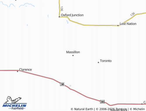 Kaart MICHELIN Massillon - ViaMichelin