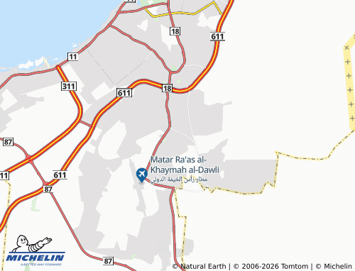 MICHELIN Al Shaagi map - ViaMichelin