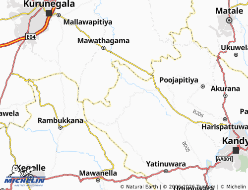 MICHELIN Ponnila map - ViaMichelin