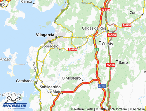 MICHELIN Baión (San Xoán) map - ViaMichelin