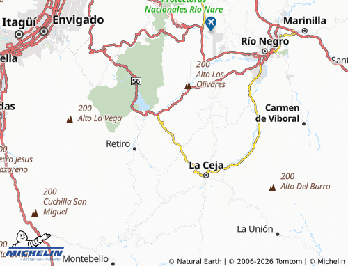 MICHELIN-Landkarte El Portento - ViaMichelin