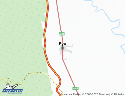 Mapa MICHELIN Pyu - ViaMichelin