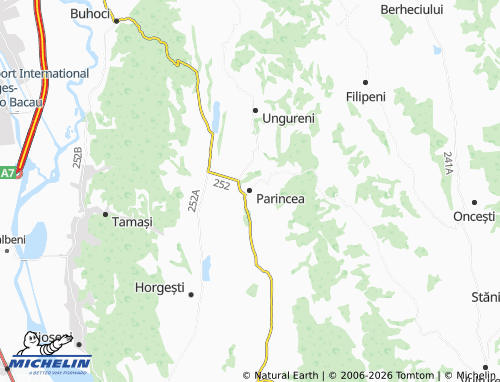 Mappa MICHELIN Parincea - ViaMichelin