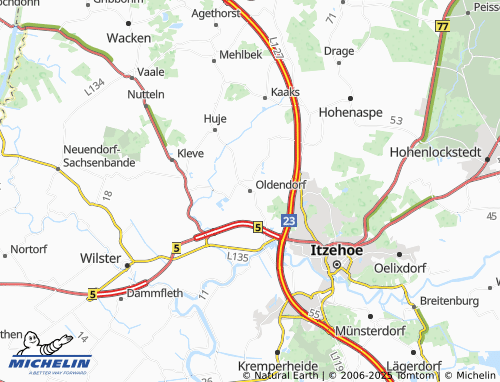 MICHELIN Oldendorf map - ViaMichelin